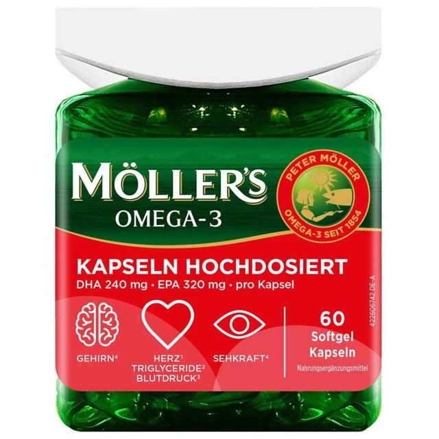 MÖLLER'S Omega-3 Kapseln hochdosiert product image
