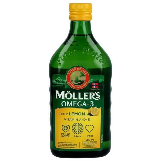 MÖLLERS OMEGA-3 ZITRONEN-GESCHMACK 500 ml Öl product image