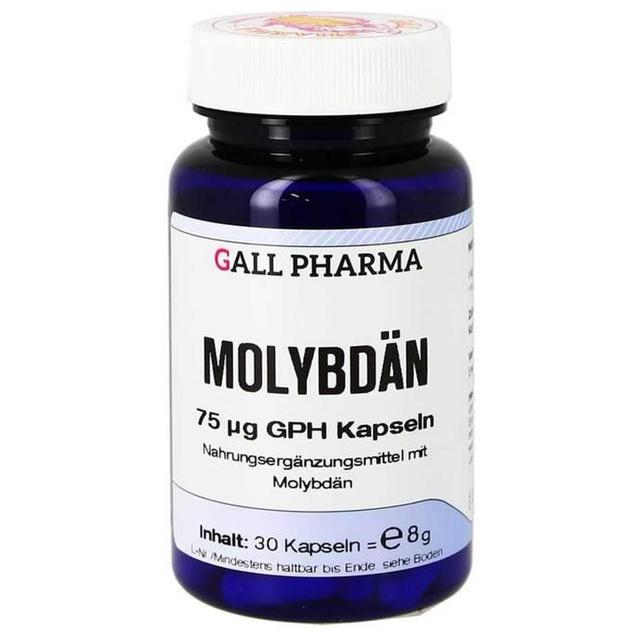 Molybdän 75 µg GPH Kapseln, 30 St Kapseln product image