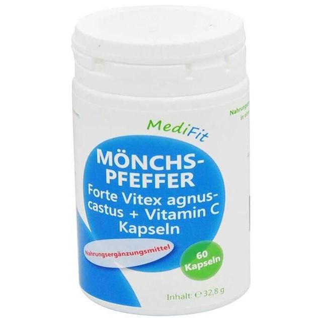 MÖNCHSPFEFFER FORTE+Vitamin C Kapseln MediFit product image