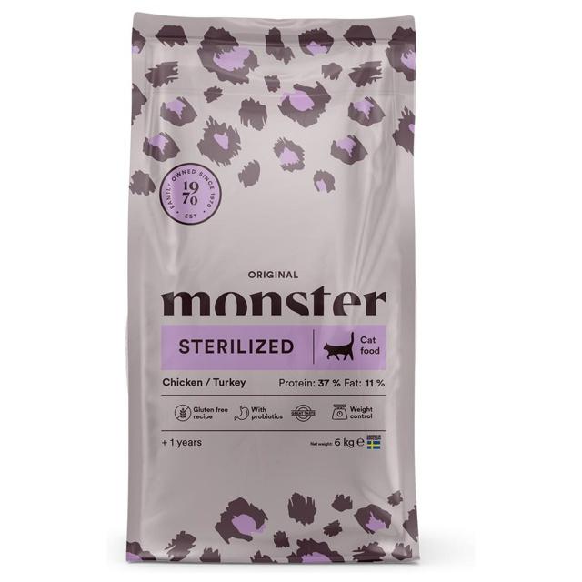 Monster Cat Adult Original Sterilized Chicken and Turkey (6 kg) product image