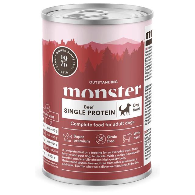 Monster Dog Adult Single Protein Beef 400 g product image