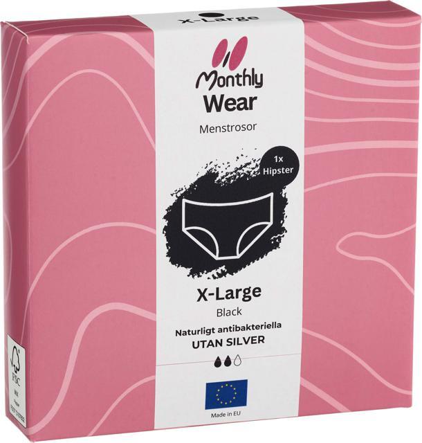 Monthly Wear Hipster Black XL product image