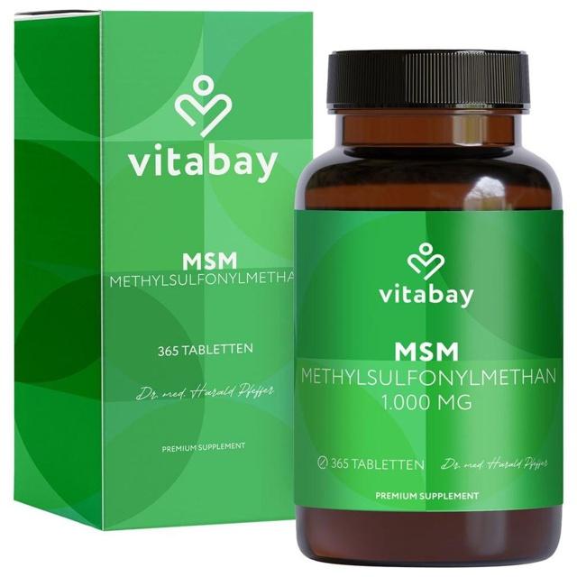 vitabay MSM METHYLSULFONYLMETHAN 1000 mg 365 St Tabletten product image