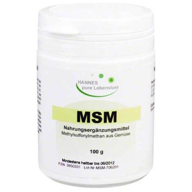 MSM pur Pulver, 100 g Pulver product image