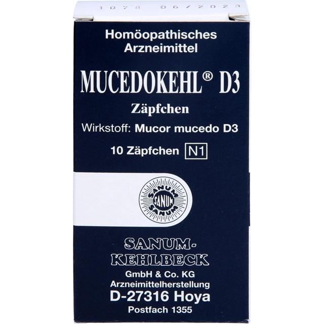 MUCEDOKEHL D 3 Zäpfchen product image