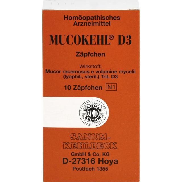 MUCOKEHL D 3 Zäpfchen product image