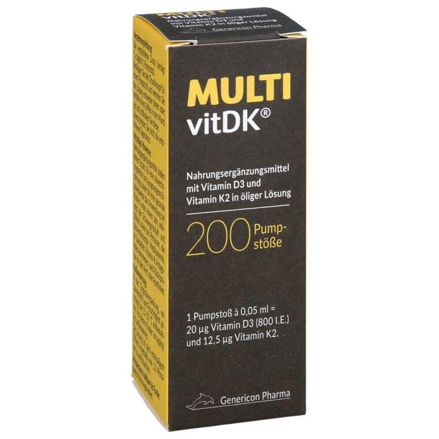 MULTI vitDK Vitamin D3 + K2 10 ml Pumplösung product image