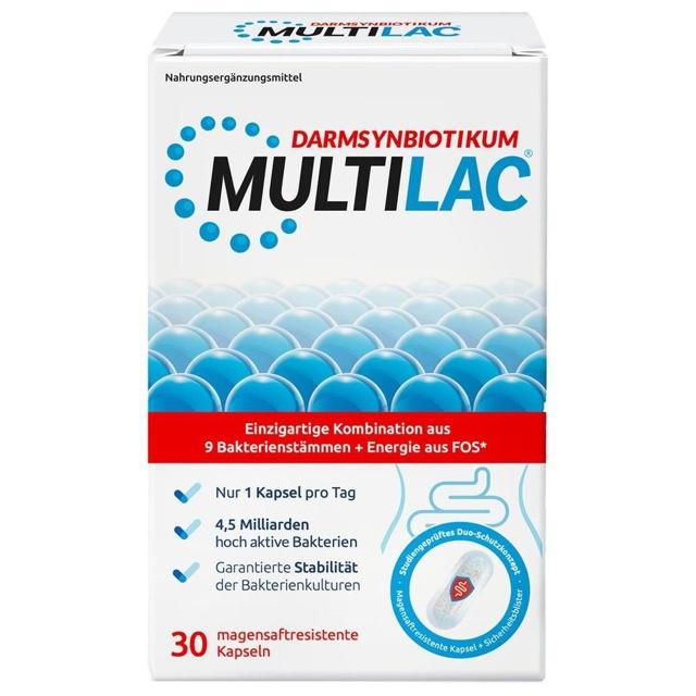 MULTILAC Darmsynbiotikum magensaftres.Kapseln product image