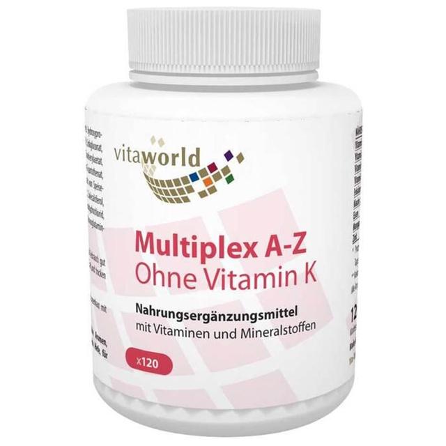 Multiplex A-Z ohne Vitamin K Kapseln, 120 St Kapseln product image