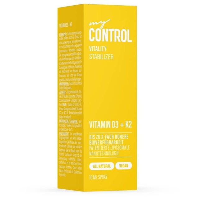 MY Control Vitality Vitamin D3 + K2 Spray, 10 ml Spray product image