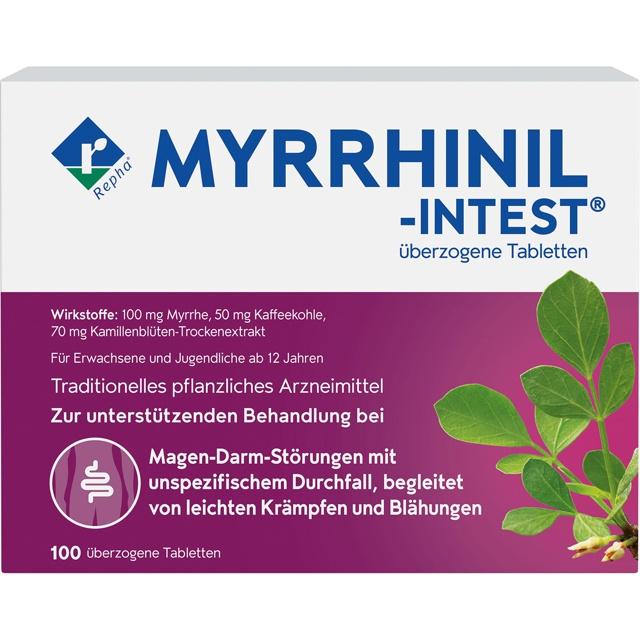 MYRRHINIL INTEST überzogene Tabletten product image