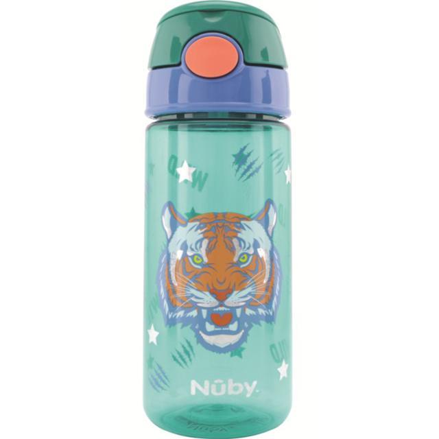 Nûby Soft Straw Push Cup with Glitter 540 ml Tiger product image