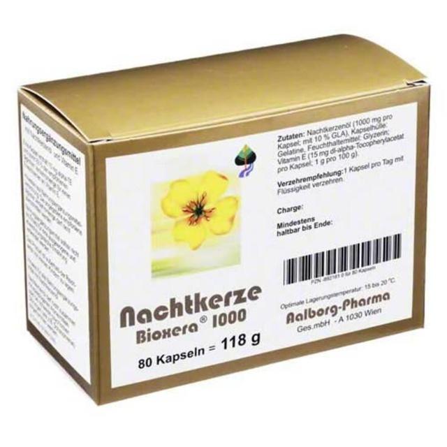 Nachtkerze Bioxera 1000 Kapseln, 80 St Kapseln product image