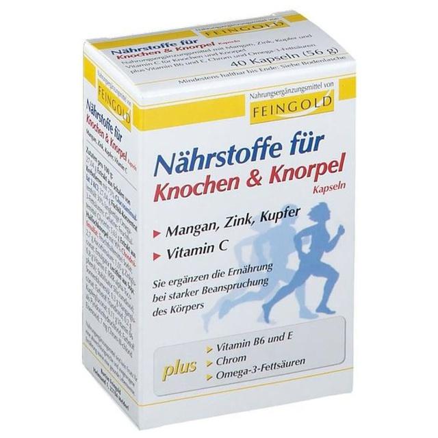 NÄHRSTOFFE für Knochen & Knorpel Kapseln 40 St Weichkapseln product image