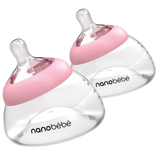 nanobébé Bröstmjölksflaska Anti-kolik Rosa 150 ml 2-pack product image