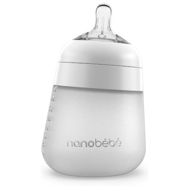 nanobébé Flexy Silikonflaska Anti-kolik Vit 270 ml product image