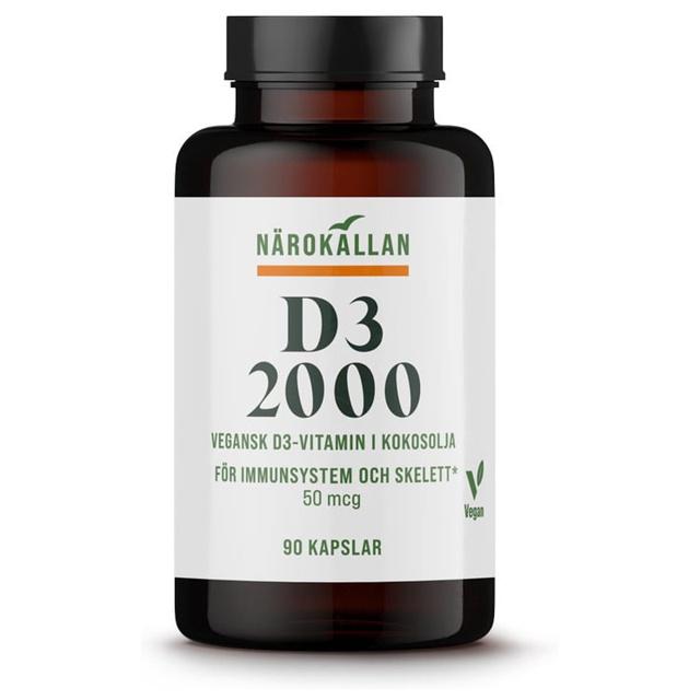 D3 2000 Vegan 90 kapslar product image