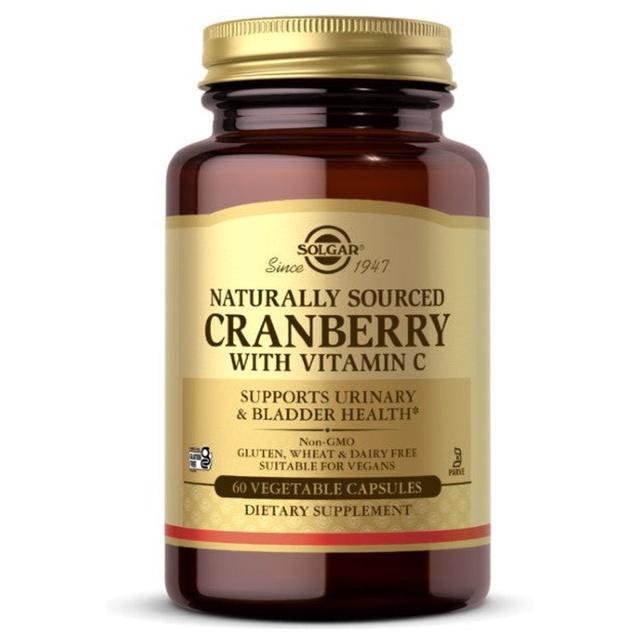 Natürliche Cranberry mit Vitamin C 60 pflanzliche Kapseln Solgar product image