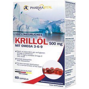 NATÜRLICHES KRILLÖL 500mg mit Omega 3-6-9 60 St Kapseln product image
