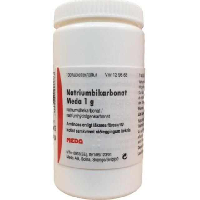 Natriumbikarbonat Meda, tablett 1 g, 100 st product image