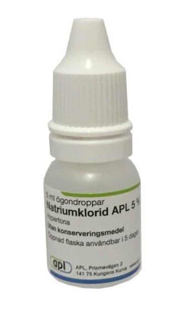 Natriumklorid APL, ögondroppar, lösning 5 % 4 x 5 ml product image