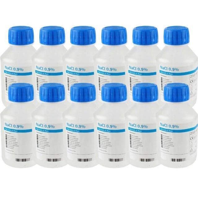 Natr-klor spolv 9mg Brau Ecota, 12 x 250 ml product image