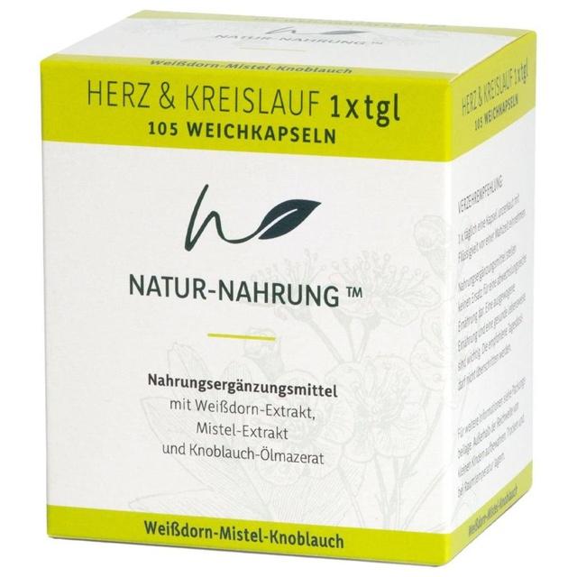 NATUR-NAHRUNG Herz & Kreislauf 1x tgl.Weichkapseln product image