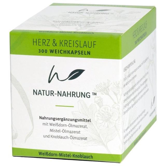 NATUR-NAHRUNG Herz & Kreislauf Weißd.+Mistel+Knobl product image