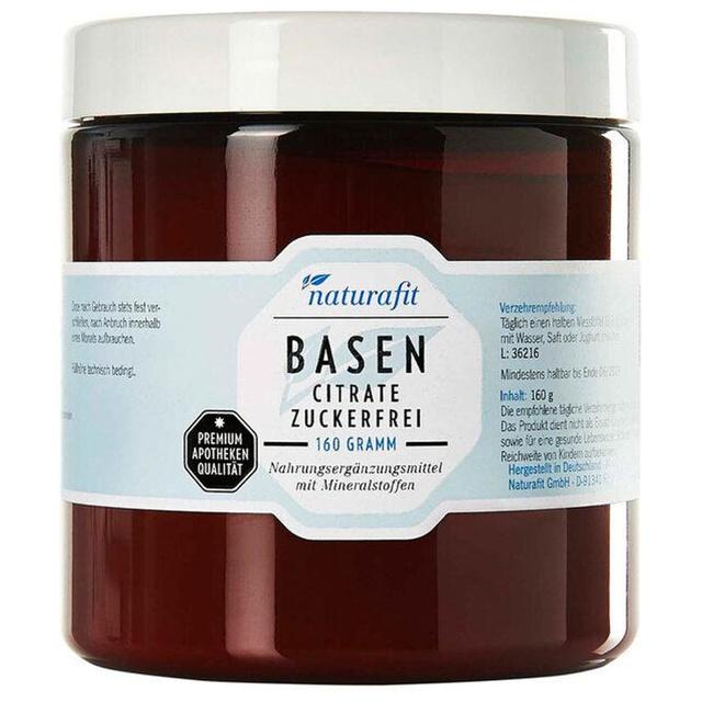 NATURAFIT Basencitrate zuckerfrei Pulver product image