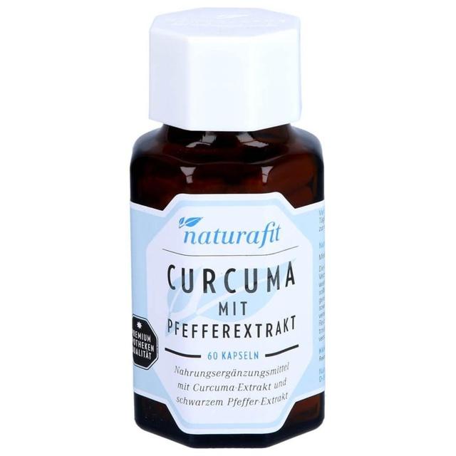NATURAFIT Curcuma mit Pfeffer Kapseln product image