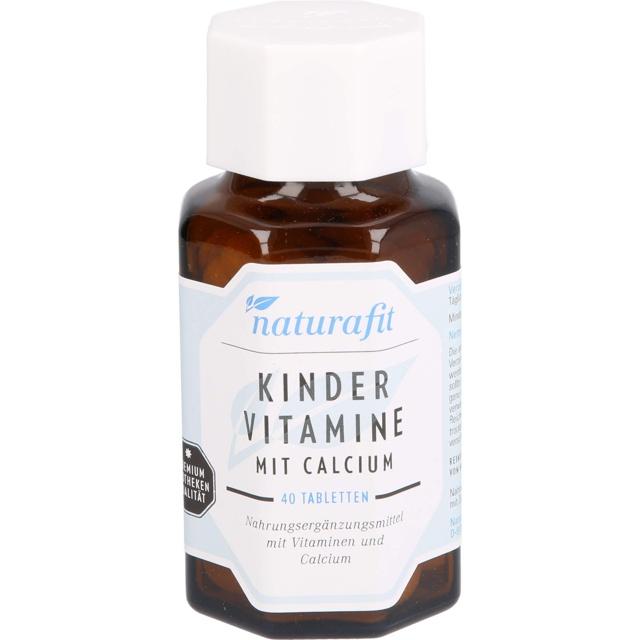 NATURAFIT Kindervitamine m.Calcium Lutschtabletten product image