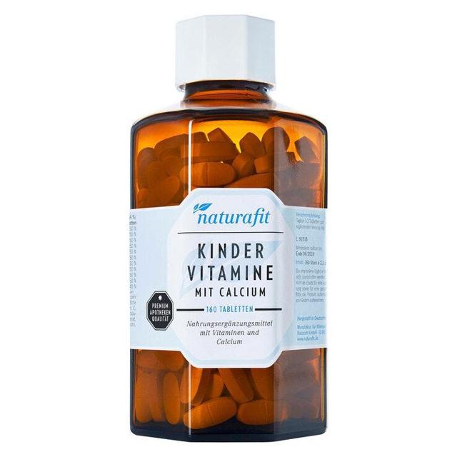 NATURAFIT Kindervitamine m.Calcium Lutschtabletten product image