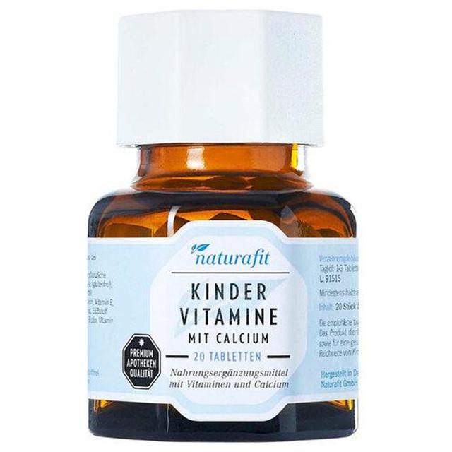 NATURAFIT Kindervitamine m.Calcium Lutschtabletten product image