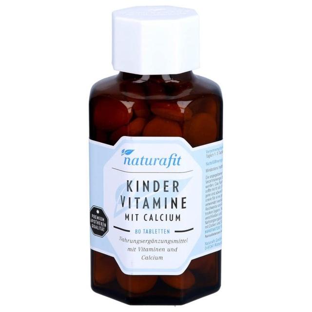 NATURAFIT Kindervitamine m.Calcium Lutschtabletten product image