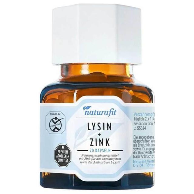 NATURAFIT Lysin+Zink Kapseln product image