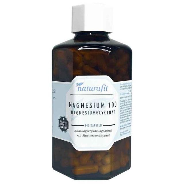NATURAFIT Magnesium 100 mg Magnesiumglycinat Kaps. product image