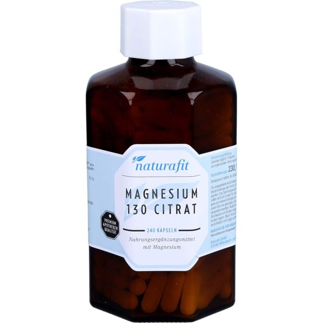 NATURAFIT Magnesium 130 Citr Kapseln product image