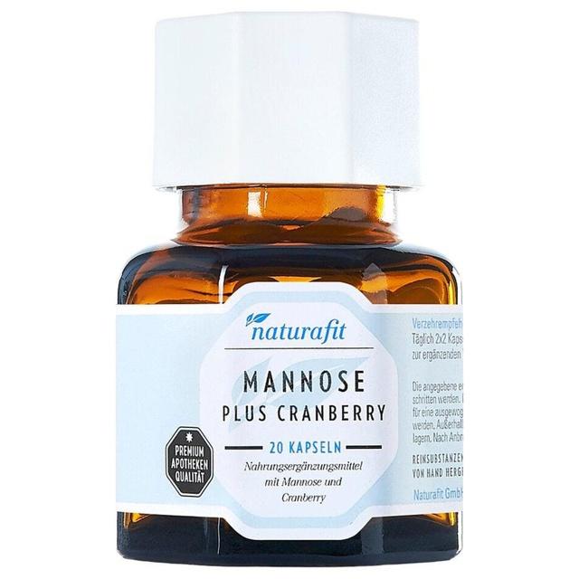 Naturafit Mannose plus Cranberry Kapseln, 20 St Kapseln product image