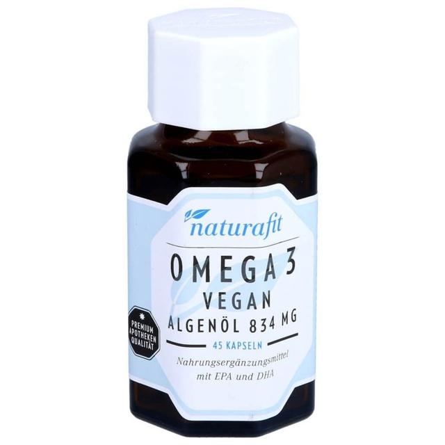 NATURAFIT Omega-3 vegan Algenöl 834 mg Kapseln product image
