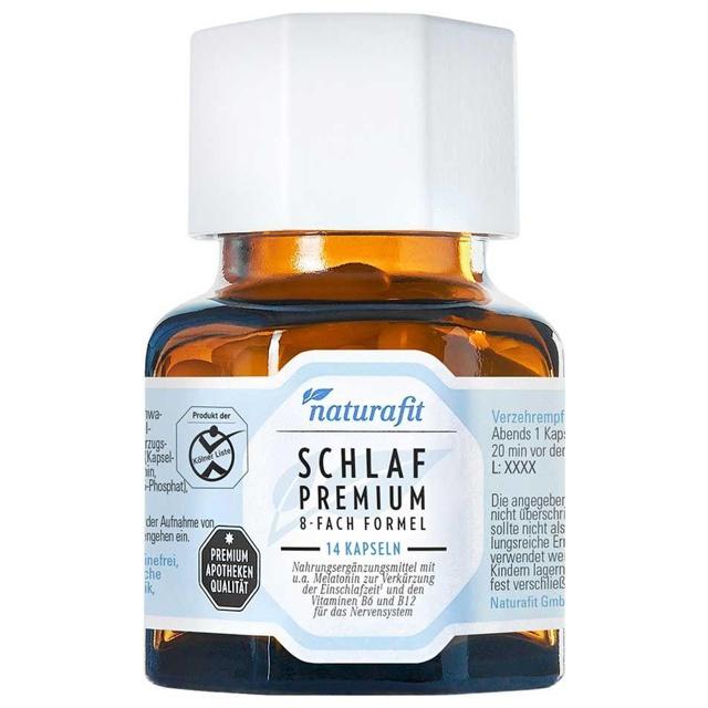 NATURAFIT Schlaf Premium 8-fach Formel Kapseln product image