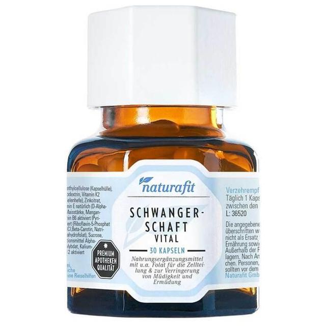 Naturafit Schwangerschaft Vital Kapseln, 30 St Kapseln product image
