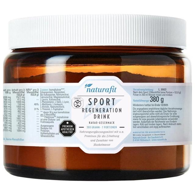NATURAFIT Sport Regeneration Drink Pulver product image