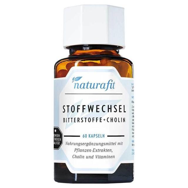 NATURAFIT Stoffwechsel Bitterstoffe+Cholin Kapseln product image