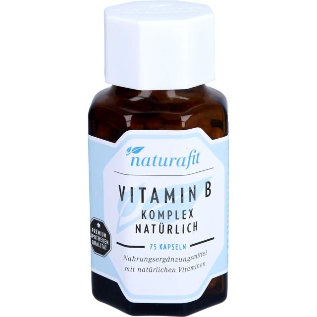 Naturafit Vitamin B Komplex natürlich Kapseln, 75 St Kapseln product image