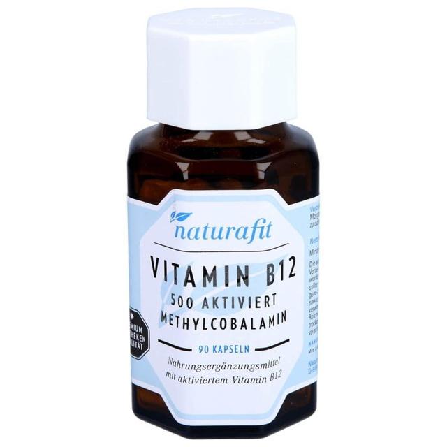 NATURAFIT Vitamin B12 500 μg aktiviert Kapseln product image