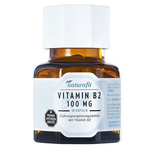 NATURAFIT Vitamin B2 100 mg Kapseln product image