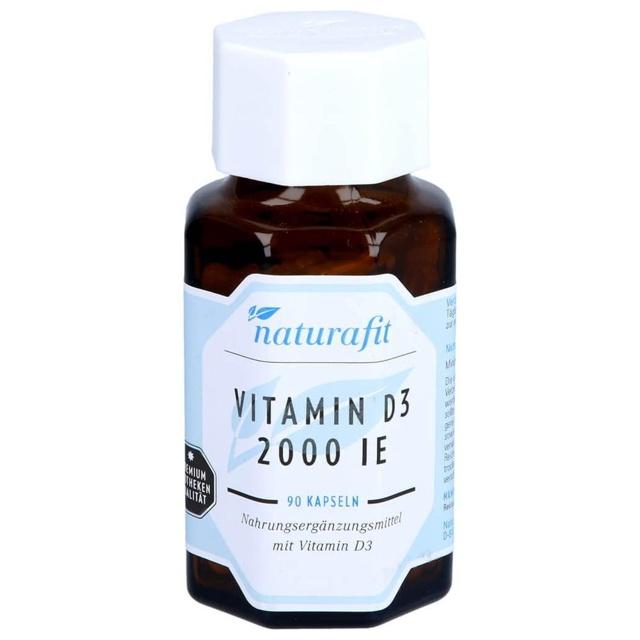 NATURAFIT Vitamin D3 2000 I.E. Kapseln product image