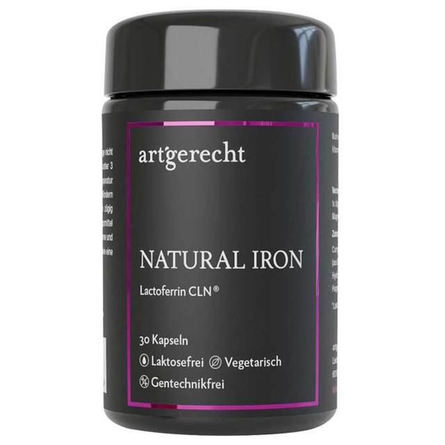 Natural Iron magensaftresistente Kapseln, 30 St Kapseln magensaftresistent product image