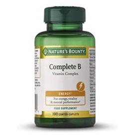 Nature's Bounty B-Complex Coated Capsules 100 Units product image
